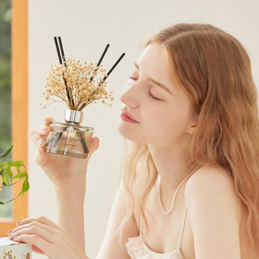 New Flower Reed Diffuser Set / 6.7oz / La Tulip Garden/Scent Diffuser - Picture 6 of 7